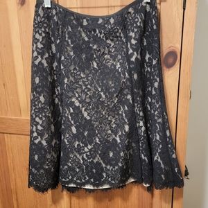 Black Lace Skirt, Ann Taylor